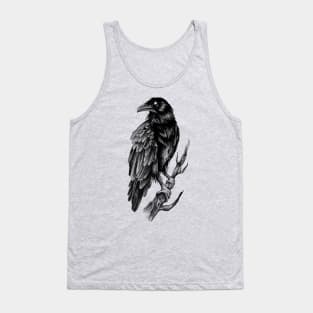 Raven illustration Tank Top